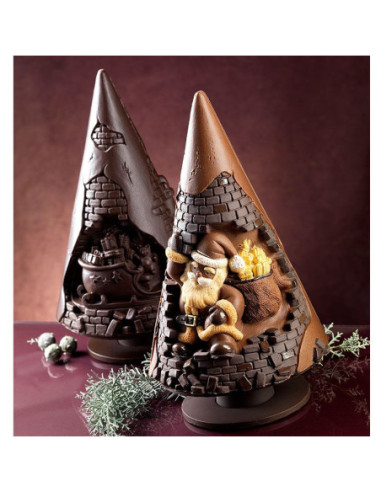 M. DS12305 ABETO PAPA NOEL GUSCIO 2p. DECOSIL