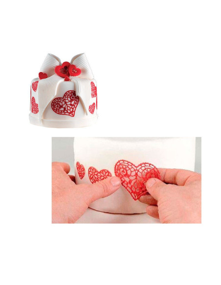 TAPETE TRD11 40X8cm CORAZONTapetes Silicona