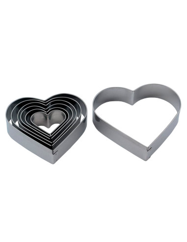 CORTAPASTAS (7) CORAZÓN INOX CUT7L7San Valentin