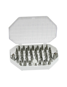 JUEGO 52 BOQUILLAS INOX alt. 33mm BOS52