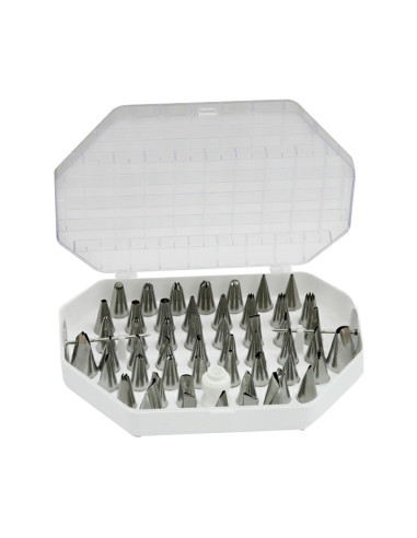 JUEGO 52 BOQUILLAS INOX alt. 33mm BOS52Kit Boquillas Inox
