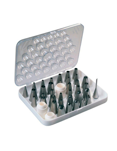 JUEGO 36 BOQUILLAS INOX h50mm BOS36Kit Boquillas Inox