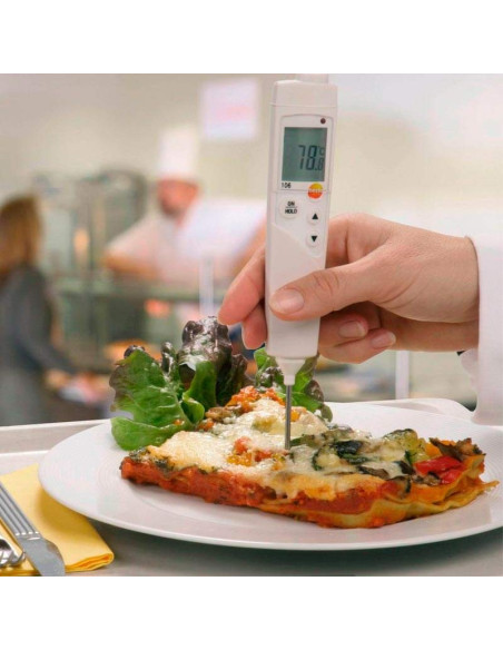 TESTO 106 TERMÓMETRO ALIMENTACIÓNTermómetros electrónicos