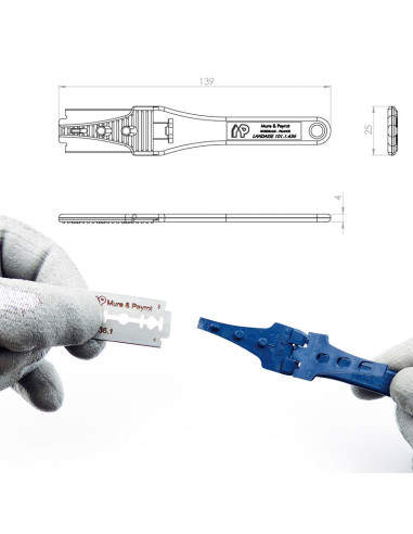 CUCHILLA LANDAISE HOJA INOXCuchillas pan