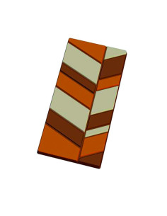 MOLDE TABLETA CHOCO 100gr BARRA 81506
