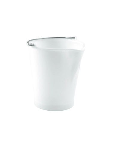CUBO GRADUADO 13L PLÁSTICO ASA INOX D30xH29cmMedidas graduadas