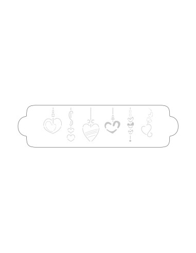 PLANTILLA STENCIL 40-W169 340x90mmPlantillas decoración