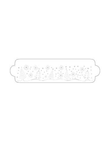 PLANTILLA STENCIL 40-W173 340x90mm NAVIDADPlantillas decoración