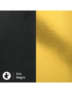 CARTÓN RECTANGULAR 100x10cm ORO/NG ONDAS (50u) 2