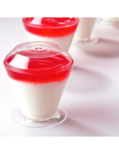 TAPA VASO CONO CON PIE (100 uds.)