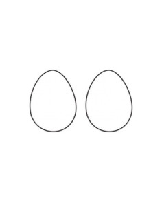 MOLDE PVC HUEVO LISO MEDIO h75xD44mm (2c)