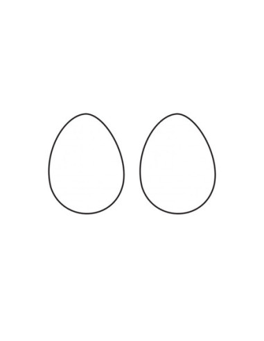 MOLDE PVC HUEVO LISO MEDIO h75xD44mm (2c)