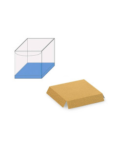 FONDO 210X210 PK(10u) P.ORO/BL REALZADOEstuches Transparentes