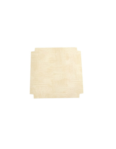 FONDO 60x60xh10mm PK(10u) TELA NEUTRO REALZADOEstuches Transparentes