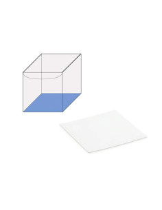 FONDO 60x60mm PK(10u) BLANCO/AZUL