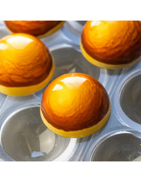 MOLDE CW1217 SEMIESFERA D30 24c 9gr 135x275Chocolate World