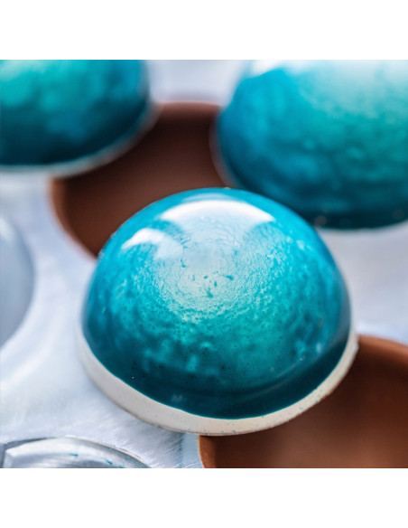 MOLDE CW1217 SEMIESFERA D30 24c 9gr 135x275Chocolate World