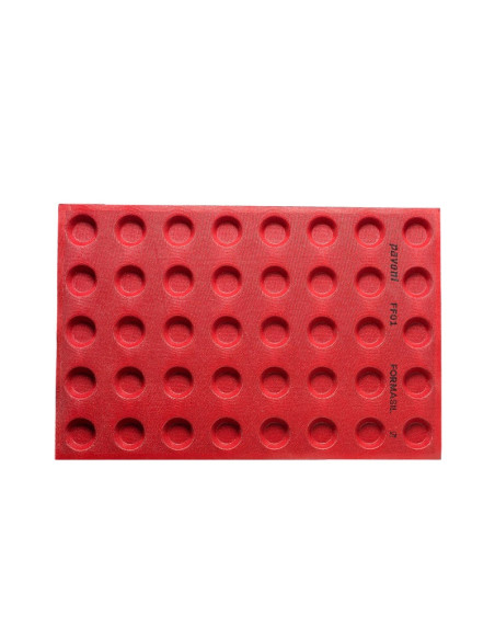 TAPETE FF01 FORMASIL 40 TART.REDONDAS 48/36x16mmMicroperforados