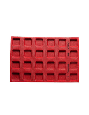 TAPETE FF04 FORMASIL 24 TART.QUADRO 65/55x20mmMicroperforados