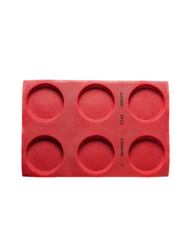 TAPETE FF12 FORMASIL 6 TART. REDONDAS 150/140x30mmMicroperforados