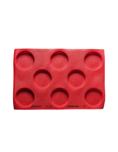 TAPETE FF10 FORMASIL 8 TART. REDONDAS 120/110x30mmMicroperforados