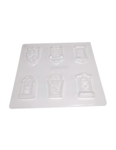 MOLDE PVC LÁPIDAS 40x65x10mm (6c)