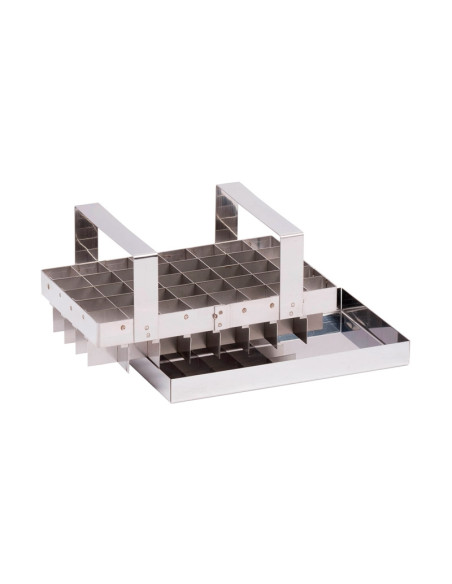 CORTADOR BROWNIES CON ASA INOX 200x125x95mmCortapastas metálicos