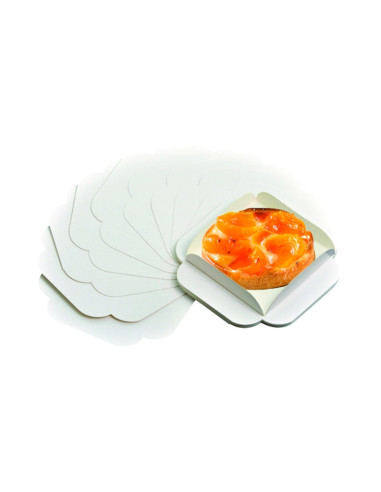 CUADRADO 13 cm PK(250u) CARTON RANURADORecipientes Fast Food