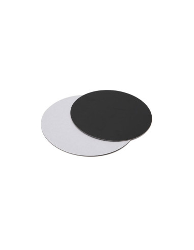 DISCO REDONDO 18 cm BLANCO/NEGRO (100 UDS.)Discos redondos