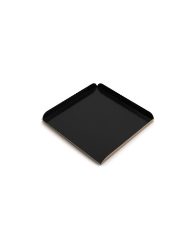 CARTON CUADRADO 19x19+2 cm PK(50u) ORO/NEGROBases cuadradas