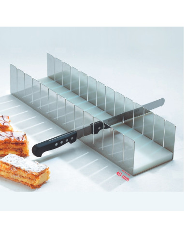 DIVISOR INOX 12 PARTES 45x135mm IGUALESCortapastas metálicos