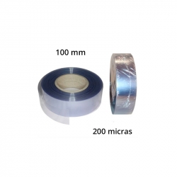 CINTA PVC INCOLORO 100 mm 200 micras (200mt)