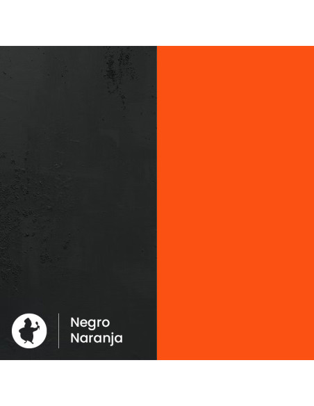 CARTÓN CUADRADO 19x19+2 cm PK(50u) NARANJA/NEGRO-1