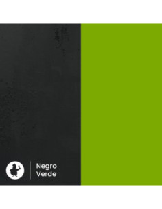 CARTÓN CUADRADO 17x17+2 cm PK(50u) VERDE/NEGRO 2