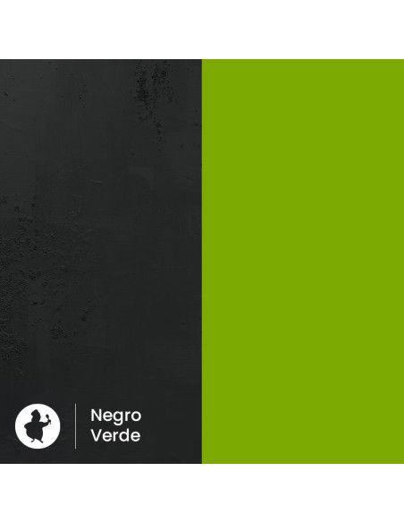 CARTÓN CUADRADO 19x19+2 cm PK(50u) VERDE/NEGRO-1