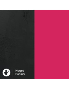 CARTÓN CUADRADO 17x17+2 cm PK(50u) FUCSIA/NEGRO 2