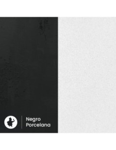 CARTÓN CUADRADO 17x17+2 cm PK(50u) NEGRO/PORCELANA 2