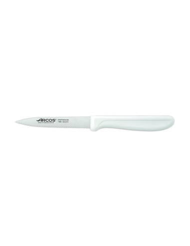 CUCHILLO 100 mm BLANCO DENTADO MONDADOR ARCOSPeladores y mondadores