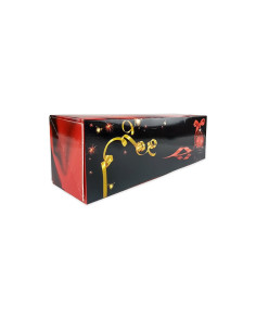 CAJA TRONCO 25x11x11cm PK (25u) BOULE NOEL ROUGE