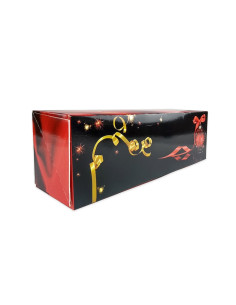 CAJA TRONCO 30x11x11cm PK (25u) BOULE NOEL ROUGE