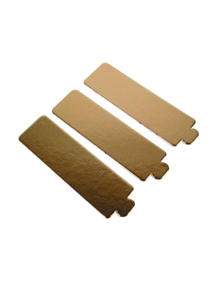 LENGÜETA RECTANGULAR 13x4,5cm ORO/NEGRO (200 UDS.)Lengüetas