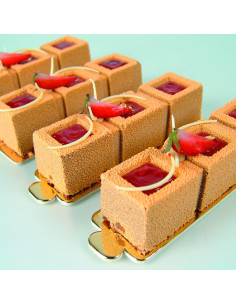 LENGÜETA RECTANGULAR 13x4,5cm ORO/NEGRO (200 UDS.)Lengüetas 2