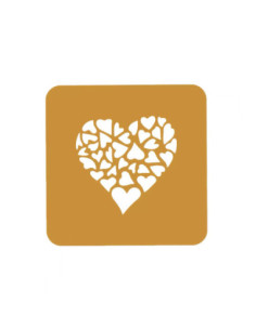 M. STENCIL AMORE 100x98xh1 mm 2