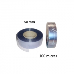 CINTA PVC INCOLORO 50 mm 100 micras (100mt)