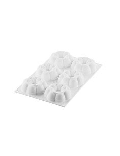 MOLDE TRUFFLE CROWN 90 -D82xh29 mm 6c x 90mlSilikomart Monoporciones 2