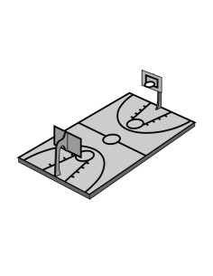 MOLDE PVC AR2271 CAMPO BALONCESTO 200x135x7mm