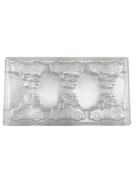 PAPA NOEL CON COCHE 101x76mmFiguras Navidad