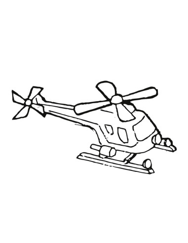 MOLDE PVC HELICOPTERO 300x80x110mmAereo