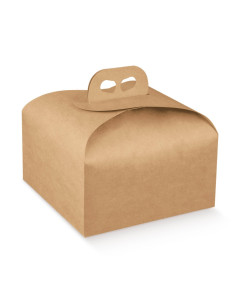 CAJA PANETTONE 245x245x130mm PK(10u) AVANA