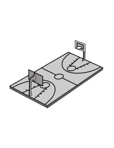 M. PVC AR2270 CAMPO BALONCESTO 208x195x8mm